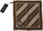 D&G Sjaal D&G ilk carf M6275 Beige Bruine pens - Thumbnail 1