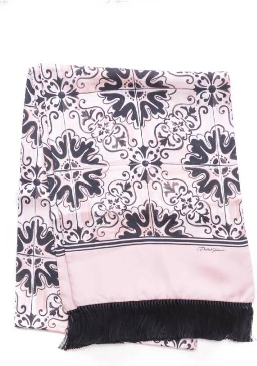 Dolce & Gabbana Pocket Scarves Roze Heren