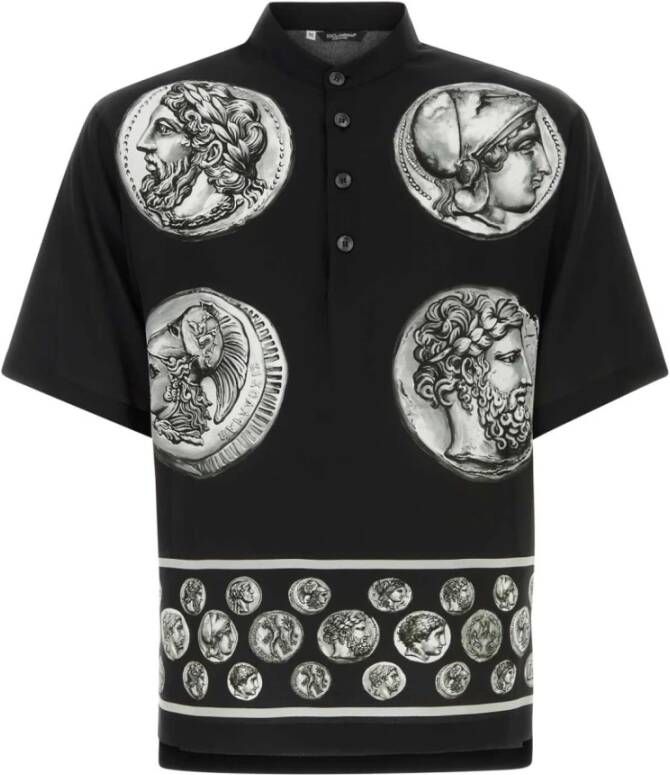 Dolce & Gabbana Polo Shirt Zwart Heren