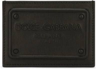 Dolce & Gabbana Portefeuillekaarthouders Zwart Heren