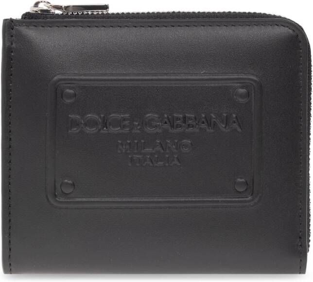 Dolce & Gabbana Zwarte Wallets Portacarte Black Heren