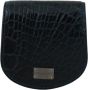 Dolce & Gabbana Portemonnee voor munten van exotisch leer met logo details Blue Heren - Thumbnail 1
