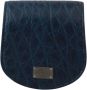 Dolce & Gabbana Blauwe exotische huid zakportemonnee met condoomhoesje Blue Heren - Thumbnail 1