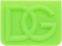 Dolce & Gabbana Groene Siliconen Logo Kaarthouder Portemonnee Green Heren - Thumbnail 1