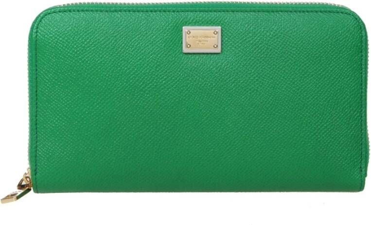 Dolce & Gabbana Portemonnee kaarthouder Groen Dames