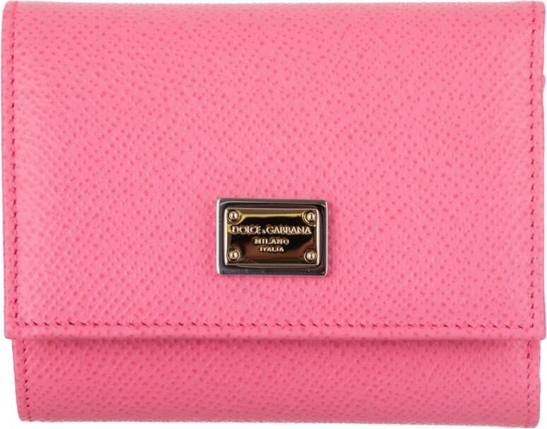 Dolce & Gabbana Portemonnee kaarthouder Roze Dames