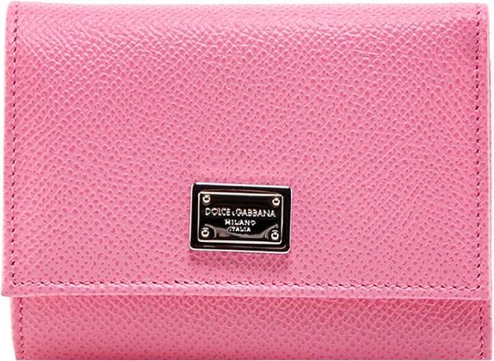 Dolce & Gabbana Portemonnee kaarthouder Roze Dames