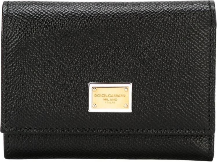 Dolce & Gabbana Portemonnee kaarthouder Zwart Dames