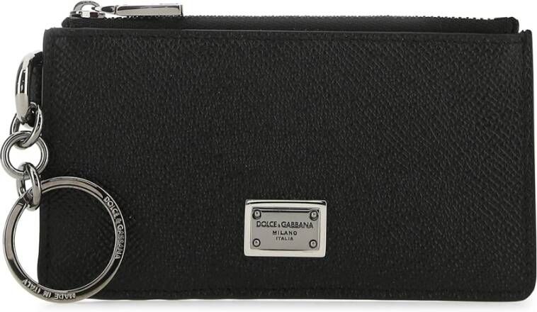 Dolce & Gabbana Kaarthouder Portemonnee Black Heren