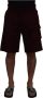 Dolce & Gabbana Prachtige Logo Shorts Maroon Made in Italy Black Heren - Thumbnail 1