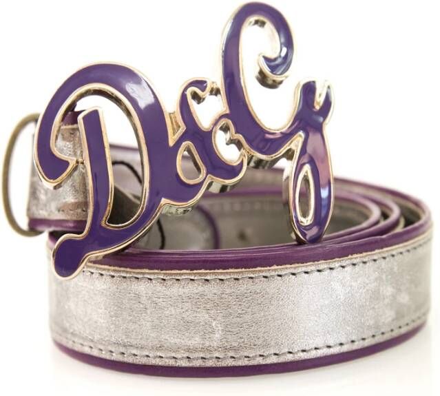 Dolce & Gabbana Pre-owned Belt Purple Dames