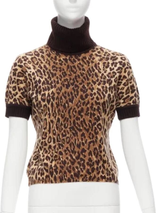Dolce & Gabbana Pre-owned Cashmere tops Bruin Dames
