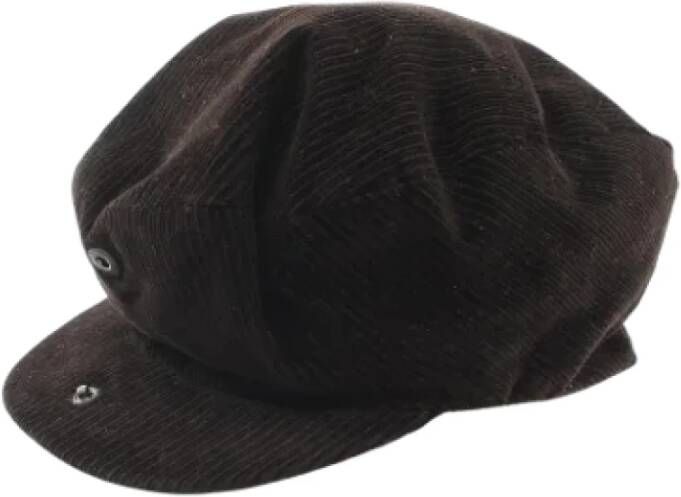 Dolce & Gabbana Pre-owned Corduroy hats Brown Dames