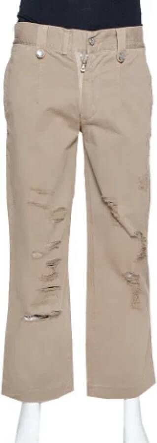 Dolce & Gabbana Pre-owned Cotton bottoms Bruin Dames