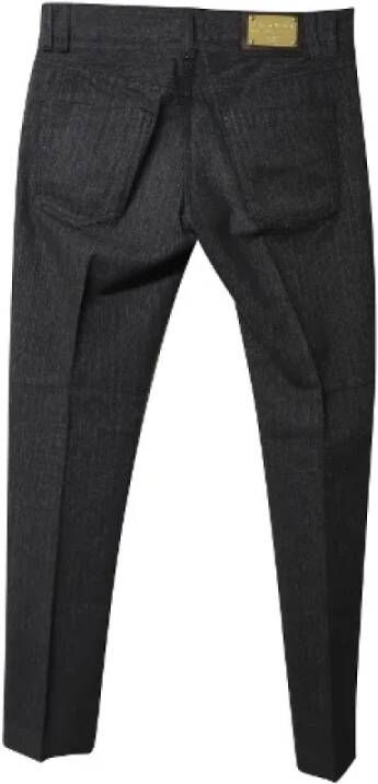 Dolce & Gabbana Pre-owned Cotton bottoms Grijs Dames