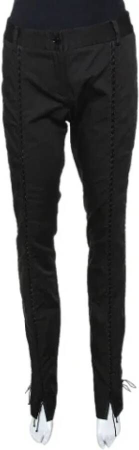 Dolce & Gabbana Pre-owned Cotton bottoms Zwart Dames