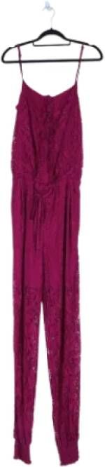 Dolce & Gabbana Pre-owned Cotton dresses Purple Dames