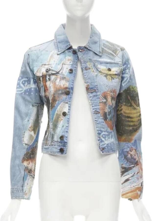 Dolce & Gabbana Pre-owned Cotton outerwear Blauw Dames