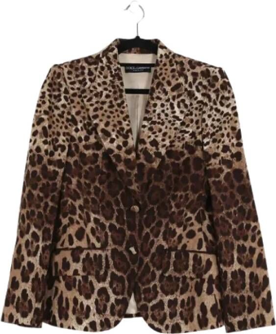 Dolce & Gabbana Pre-owned Cotton outerwear Meerkleurig Dames