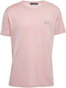 Dolce & Gabbana Pre-owned Cotton tops Roze Heren