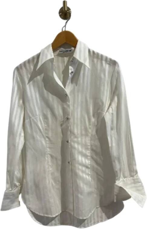 Dolce & Gabbana Pre-owned Cotton tops White Dames