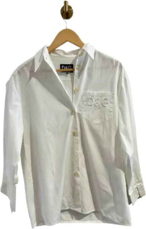 Dolce & Gabbana Pre-owned Cotton tops White Dames