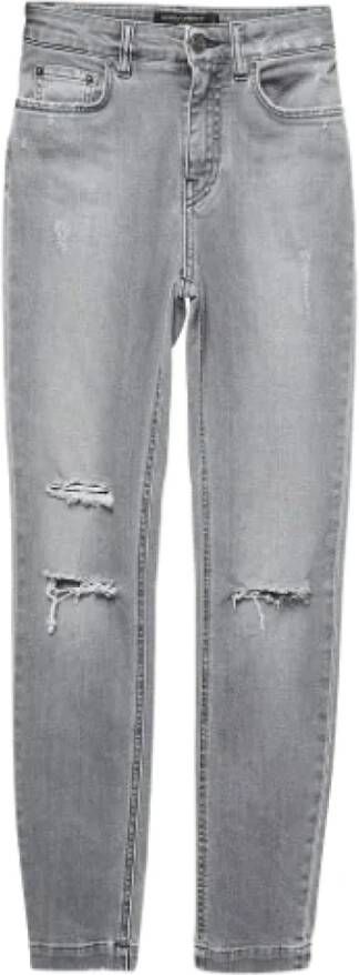 Dolce & Gabbana Pre-owned Denim jeans Grijs Dames