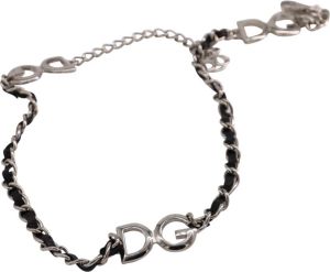 Dolce & Gabbana Pre-owned Dolce and Gabbana Chain Belt in Silver Metal Grijs Dames