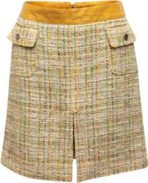 Dolce & Gabbana Pre-owned Fabric bottoms Yellow Dames
