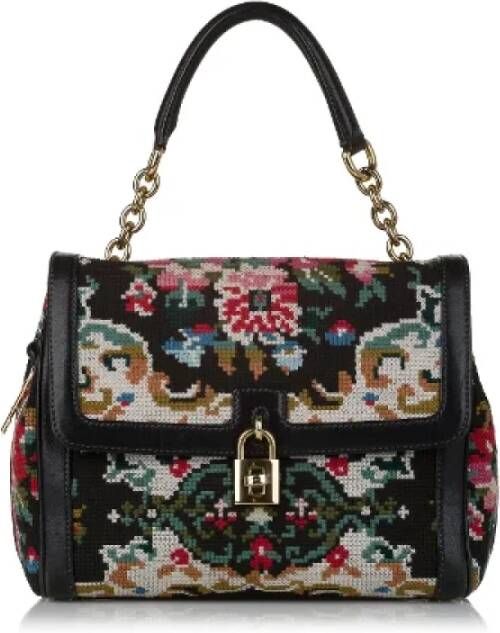 Dolce & Gabbana Pre-owned Fabric crossbody-bags Zwart Dames