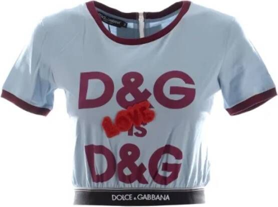 Dolce & Gabbana Pre-owned Fabric tops Blauw Dames
