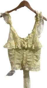 Dolce & Gabbana Pre-owned Fabric tops Geel Dames