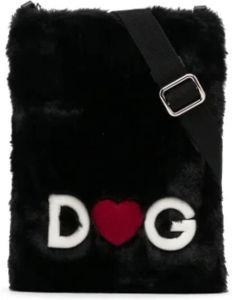 Dolce & Gabbana Pre-owned Fur crossbody-bags Zwart Dames