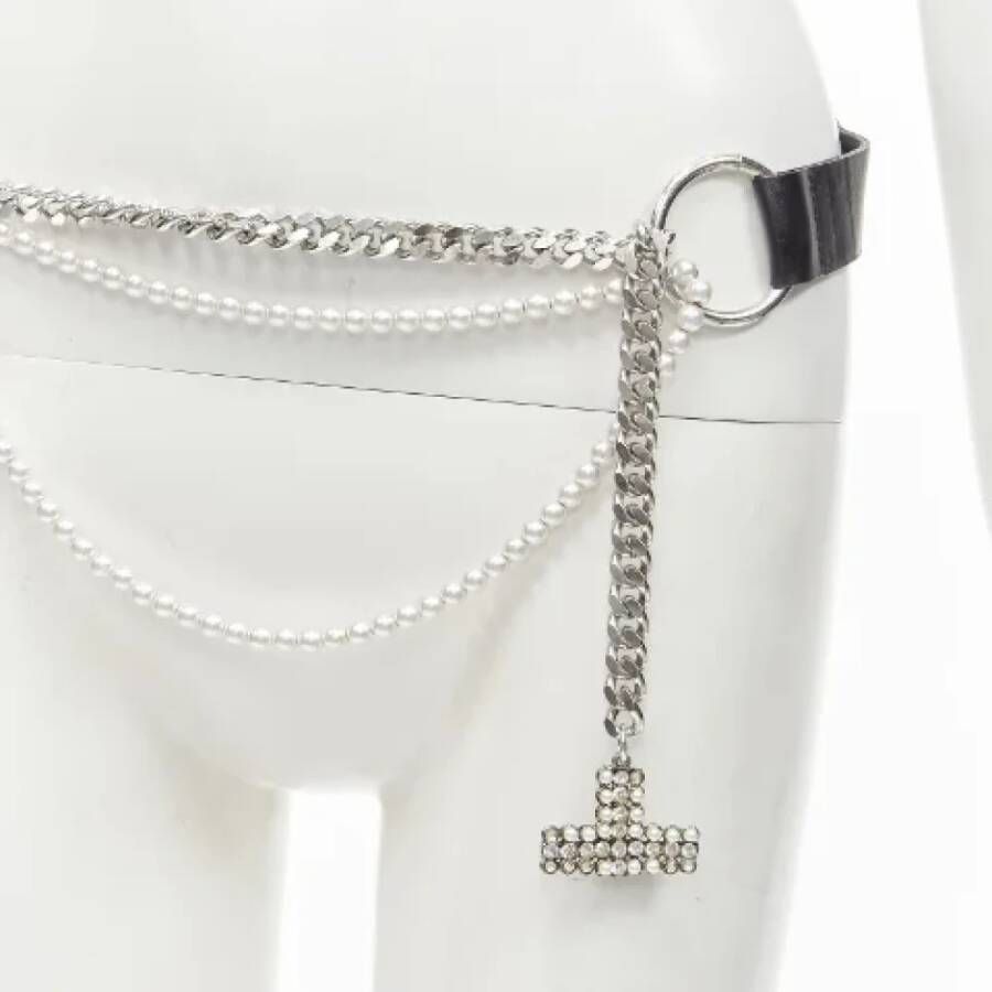 Dolce & Gabbana Pre-owned Leather belts Zwart Dames