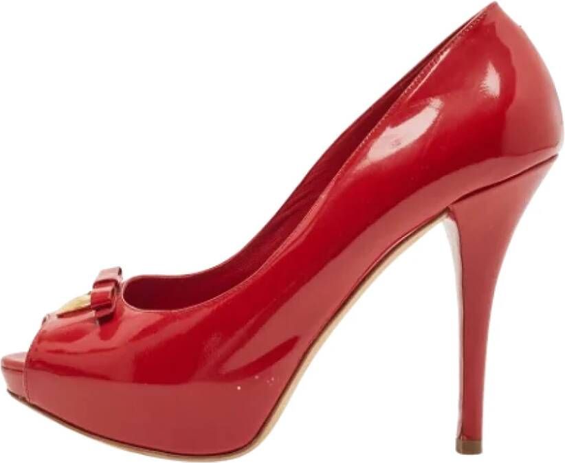 Dolce & Gabbana Pre-owned Leather heels Rood Dames