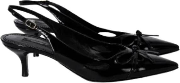 Dolce & Gabbana Pre-owned Leather heels Zwart Dames