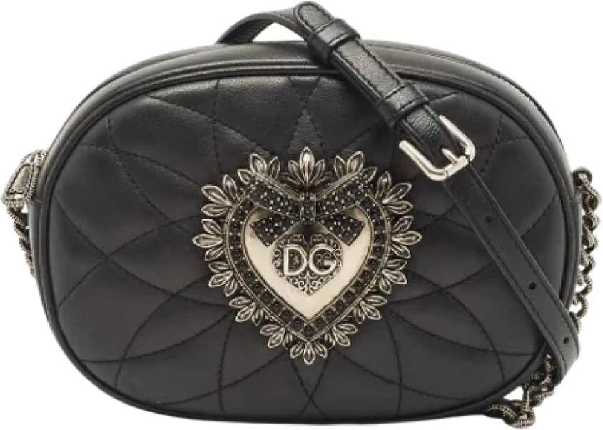 Dolce & Gabbana Pre-owned Leather shoulder-bags Zwart Dames