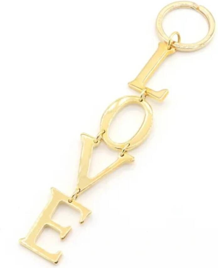 Dolce & Gabbana Pre-owned Metal key-holders Geel Dames