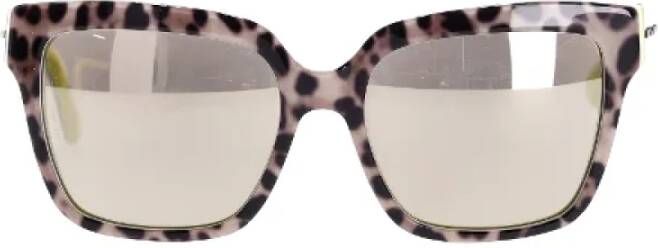 Dolce & Gabbana Pre-owned Plastic sunglasses Bruin Dames