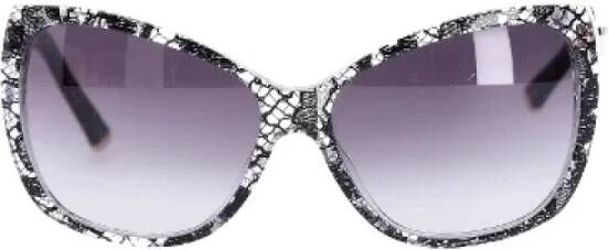 Dolce & Gabbana Pre-owned Plastic sunglasses Zwart Dames