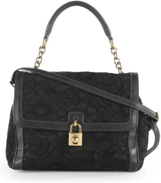 Dolce & Gabbana Pre-owned Canvas handbags Zwart Dames