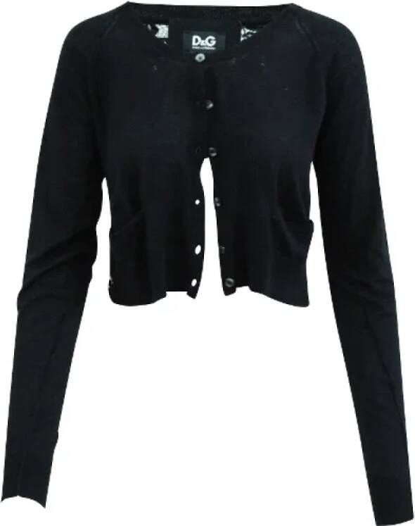Dolce & Gabbana Pre-owned Cashmere tops Zwart Dames