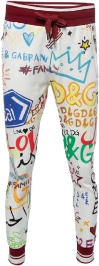 Dolce & Gabbana Pre-owned Cotton bottoms Meerkleurig Dames