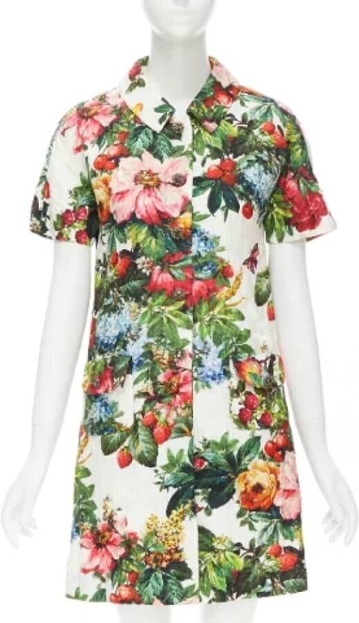 Dolce & Gabbana Pre-owned Cotton outerwear Meerkleurig Dames