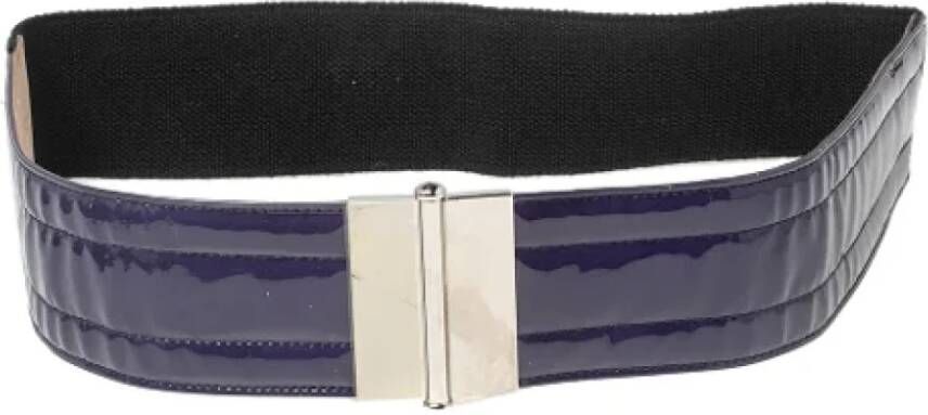 Dolce & Gabbana Pre-owned Fabric belts Purple Dames
