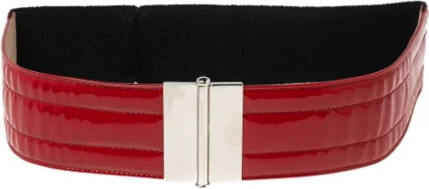 Dolce & Gabbana Pre-owned Fabric belts Rood Dames