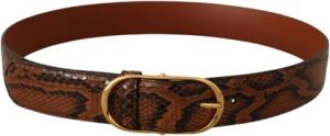 Dolce & Gabbana Pre-owned Pre-owned Leather belts Bruin Dames