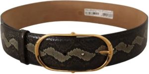 Dolce & Gabbana Pre-owned Pre-owned Leather belts Bruin Dames