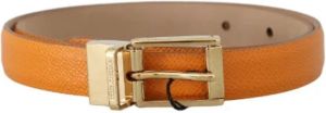 Dolce & Gabbana Pre-owned Pre-owned Leather belts Oranje Dames
