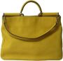 Dolce & Gabbana Pre-owned Leather handbags Yellow Dames - Thumbnail 1